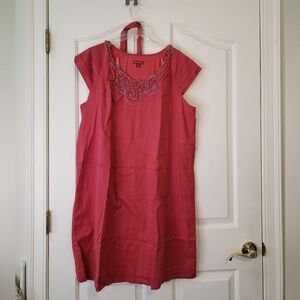 Merona Dress with Embellished Neckline